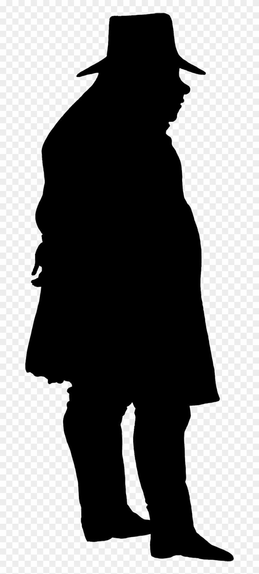 Gentleman Victorian Silhouette Clipart - Man Silhouette Png #150172