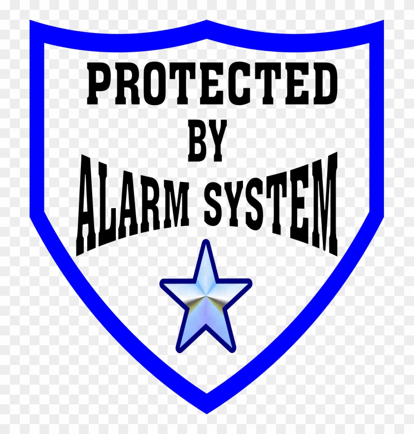 Free Protected By Alarm System Sign - Alarm System Clip Art #150643