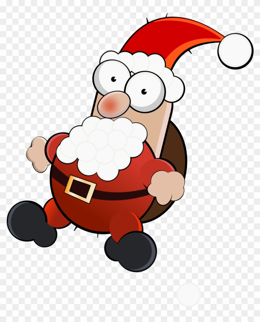 Clipart - X-mas Man - Santa Claus Cartoon Png #150724