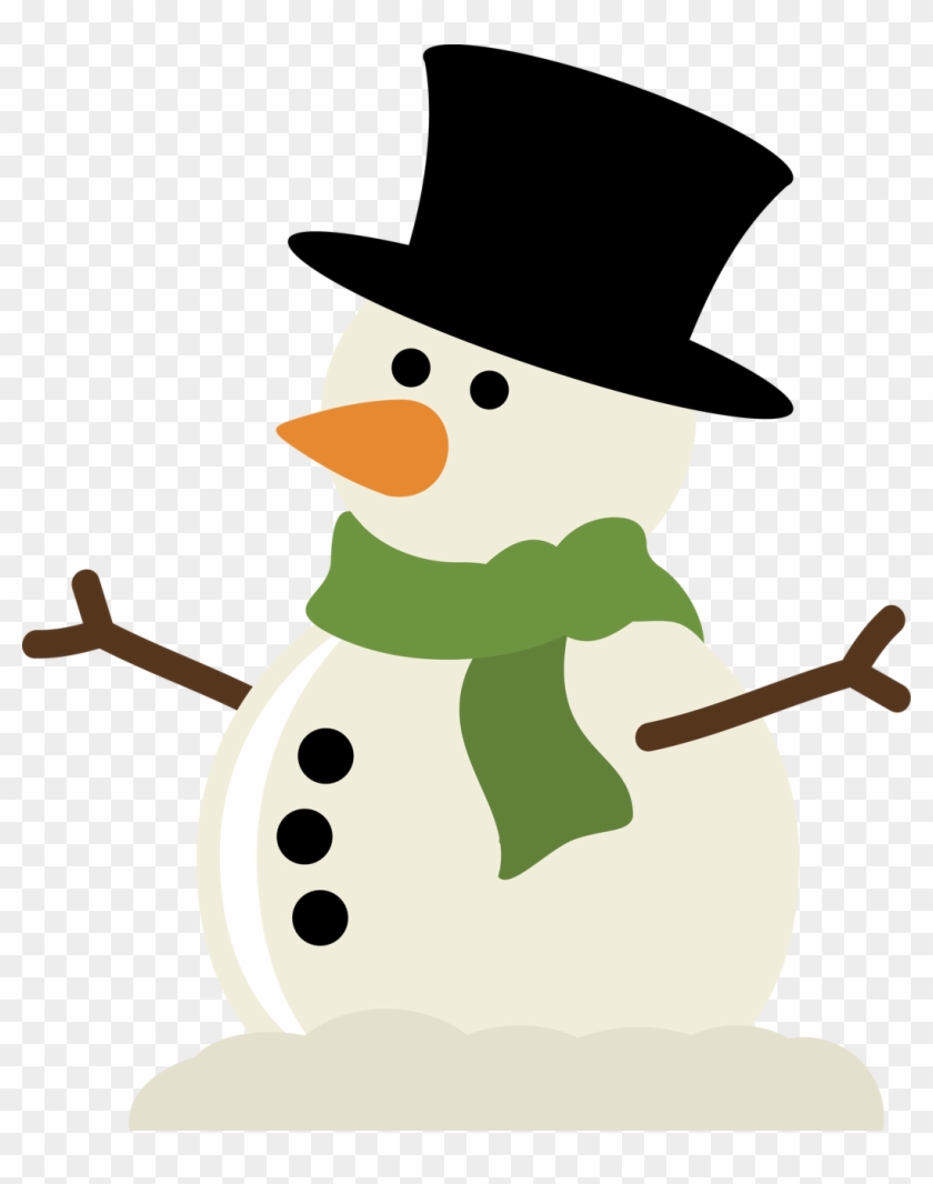 Cute Christmas Snowman Clip Art - Snowman Arms Svg #150762