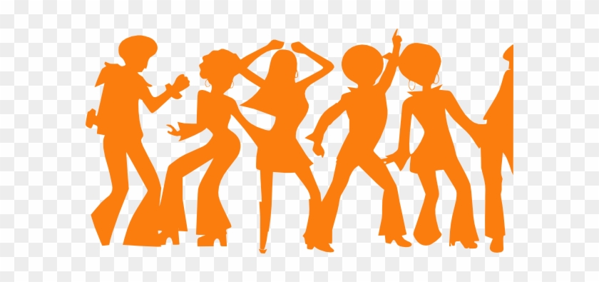 Orange Disco Party Clip Art At Clker - Disco Party Clip Art #150771