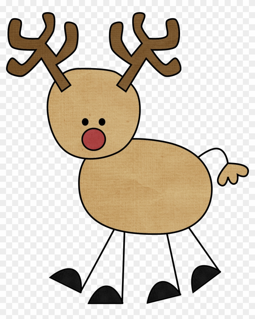 Reindeer Clip Art Clipart - Kids Drawing Of Reindeer #150864