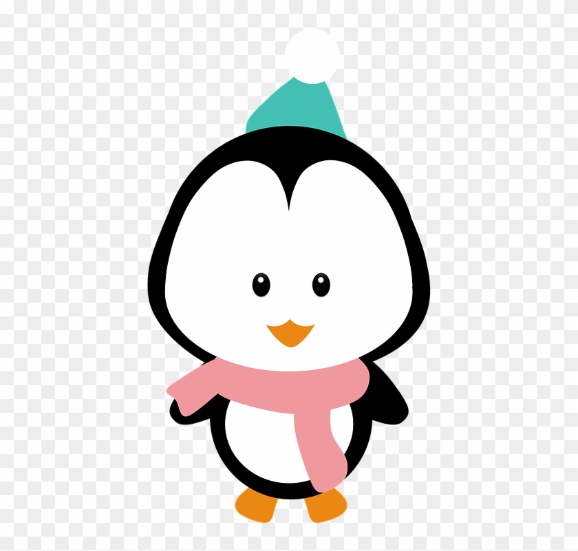 Christmas Penguin Happy Christmas Christma - Pobarvanka Pingvina #151051