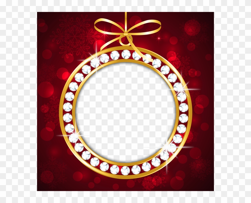 Red And Gold Png Christmas Frame - Red And Gold Frame #151082