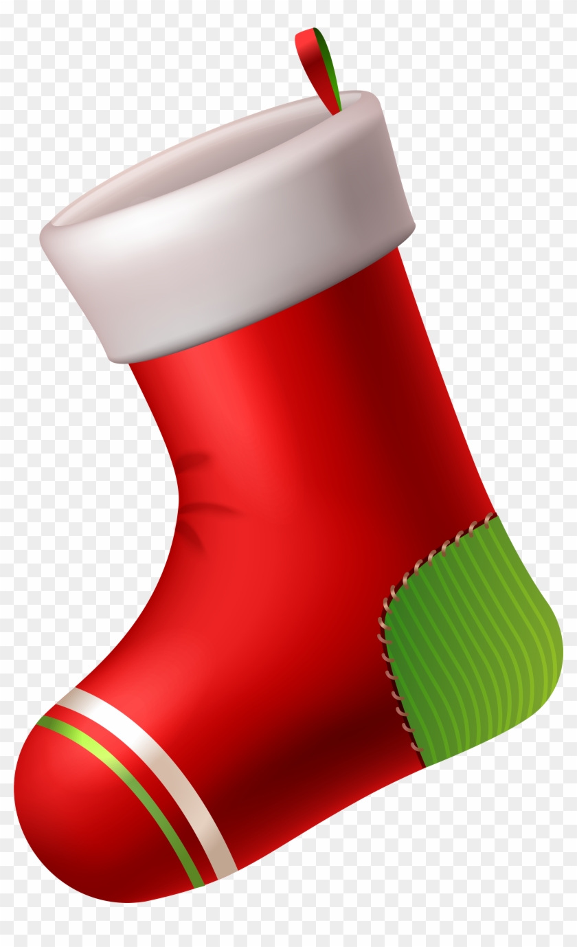 Santa Claus Christmas Stocking Candy Cane Clip Art - Santa Claus Christmas Stocking Candy Cane Clip Art #151624