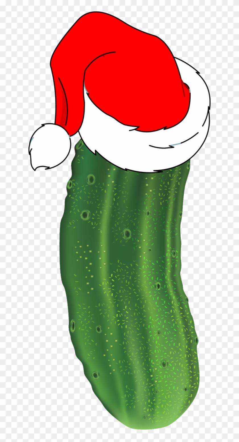 Christmas Pickle Clipart - Christmas Pickle With Hat #151573