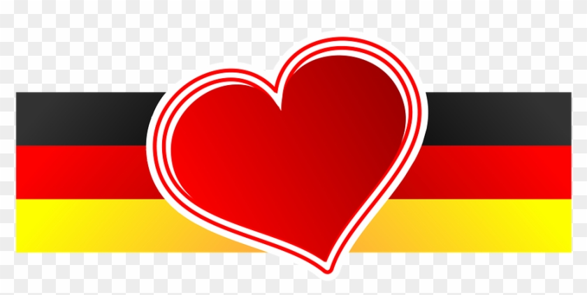 Banner Plate Holiday Flag Germany Nation - Love Germany #151766