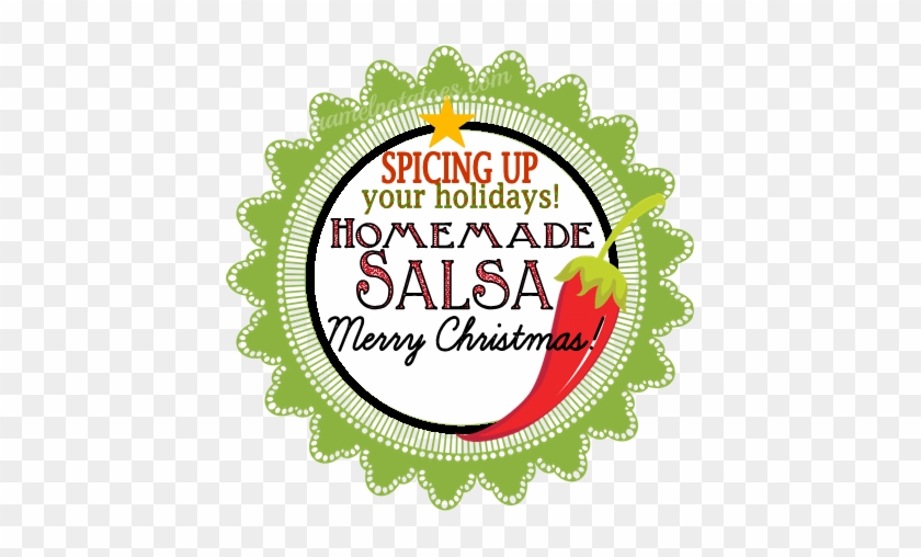 Homemade Salsa Recipe And Printable Gift Tag Take A - Energy Circles ...