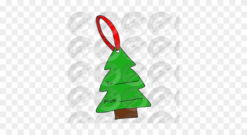 Gift Tag Picture - Christmas Ornament #151796