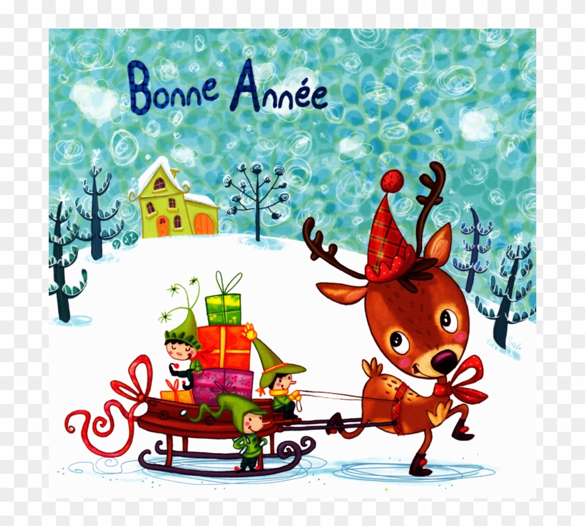 Square Card Valérie Willame "le Traineau De Noël" - Square Card Valérie Willame "le Traineau De Noël" #152130
