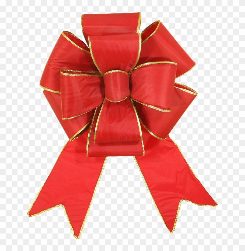 Red Gold Trim Puff - Red Gold Trim Puff #152372