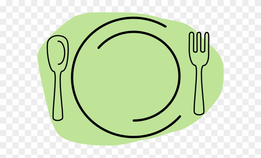 Empty Dinner Plate Clipart - Empty Dinner Plate Clipart #152441