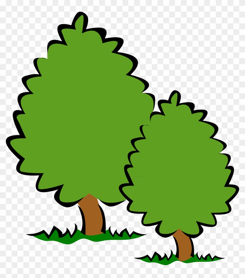 Tree Clipart Transparent Background - Big And Small Trees #152778