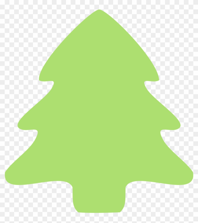 Molumen Christmas Tree Icon Coloring Book Colouring - Christmas Tree Border Green #152829