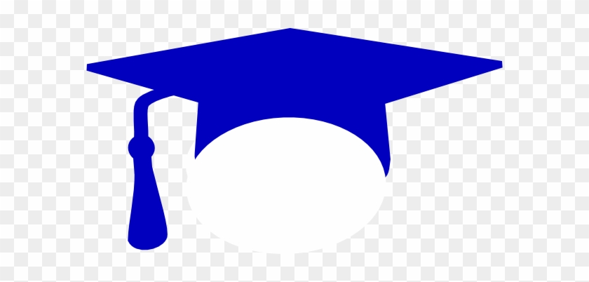 Royal Blue Graduation Cap Clip Art - Royal Blue Graduation Cap #153010