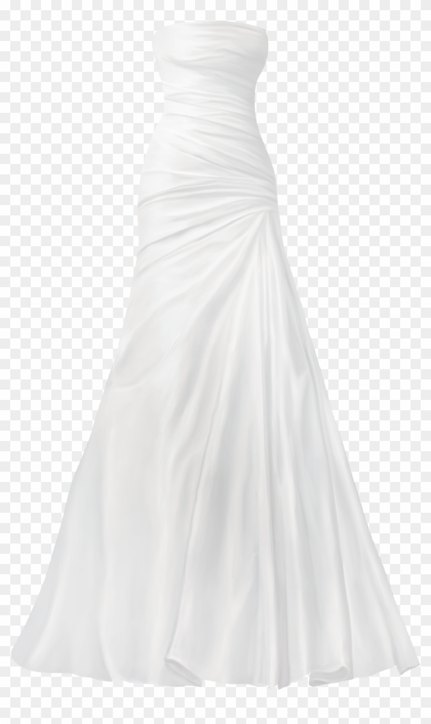 Classical Wedding Dress Png Clip Art - Wedding Dress Png #153450