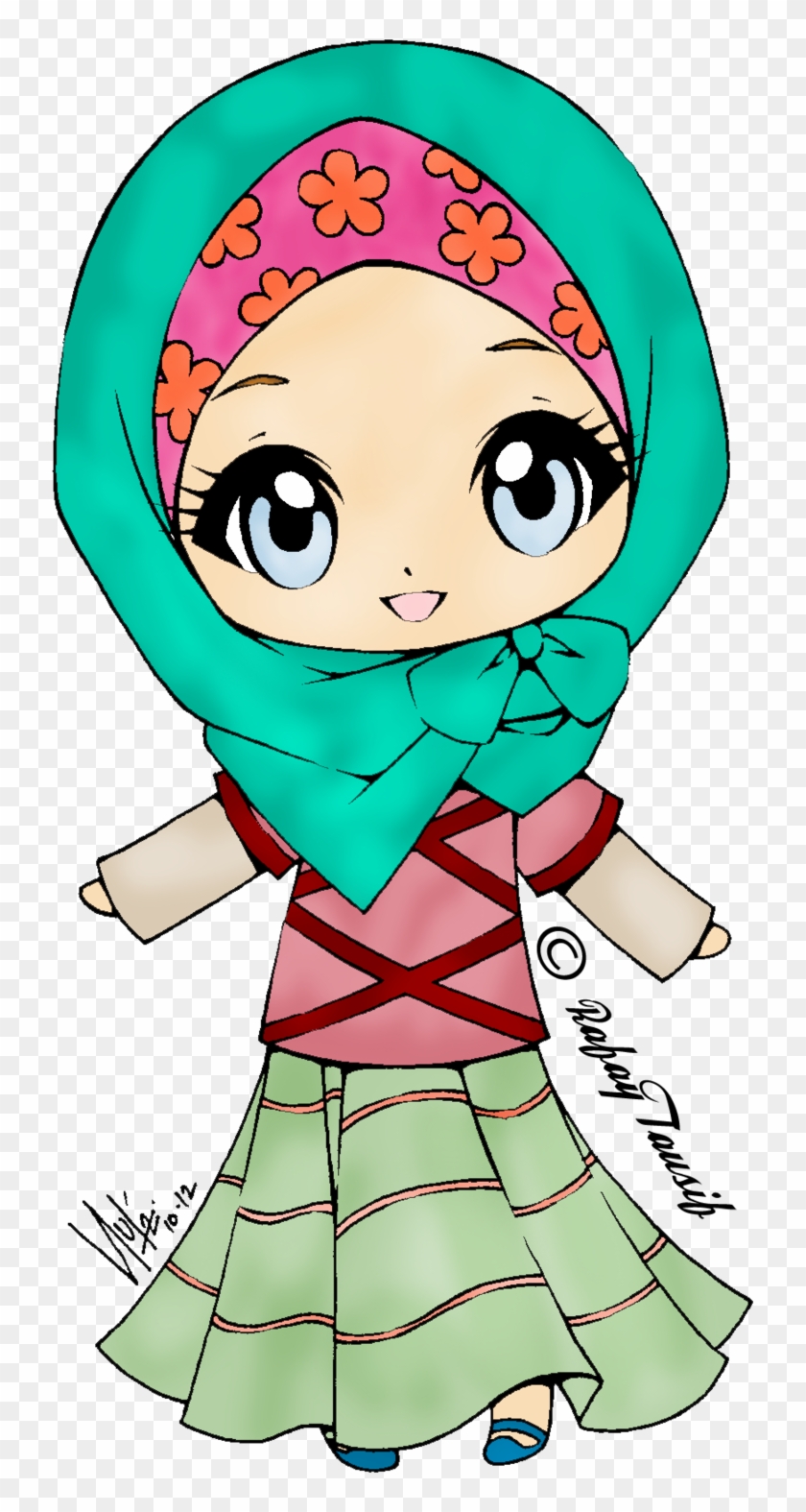 Muslim Girl Clipart - Muslim Girl Clipart #153507