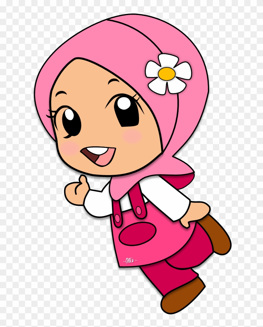 Pin By Nik Mahzon On My Handmade Doodles - Muslim Girl Clipart #153508