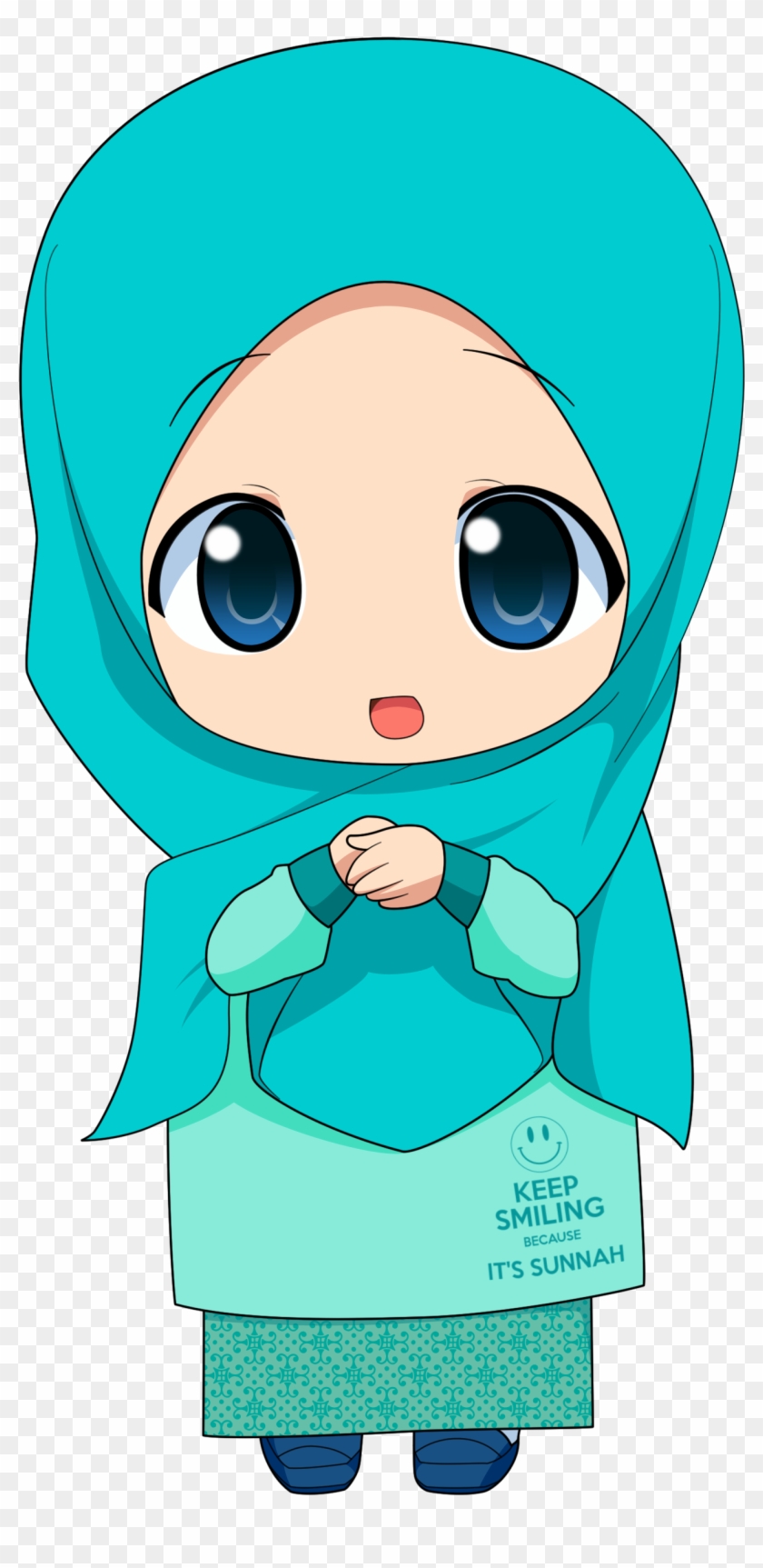 gambar sahabat muslimah kartun clipart