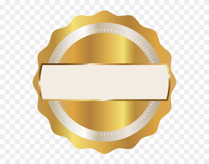 Gold Seal Badge Png Clipart Image - Badge Label Png #153858