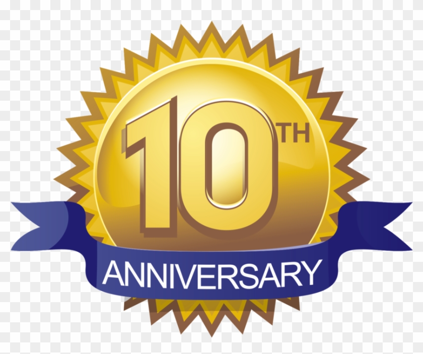 Clip Art 10th Anniversary Clip Art - 10th Anniversary Logo Png #153882