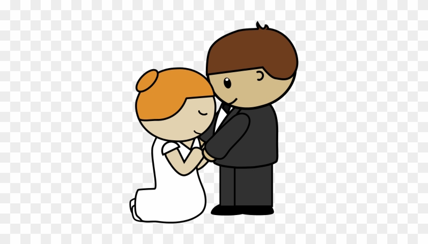 Bride And Groom Crtoon Png #153977