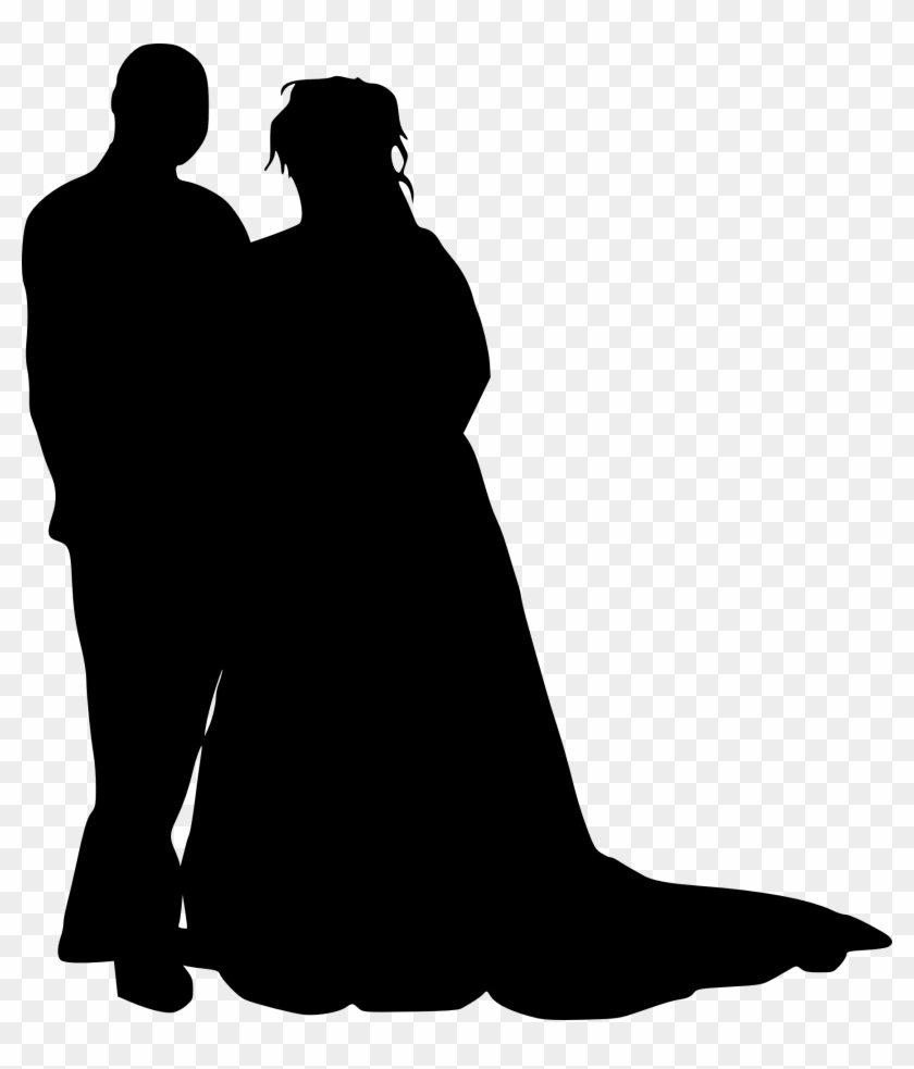 Wedding Invitation Silhouette Bridegroom Clip Art - Bridegroom #154101