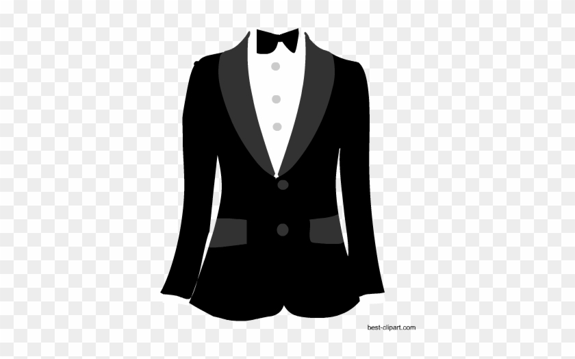 Tuxedo Free Clip Art Image - Has The Groom Template #154119