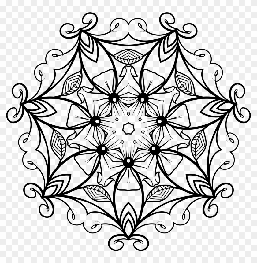 Design Clipart Black And White - Illustration #154127