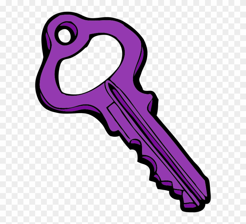 Clip Arts Related To - Purple Clip Art Key #154150