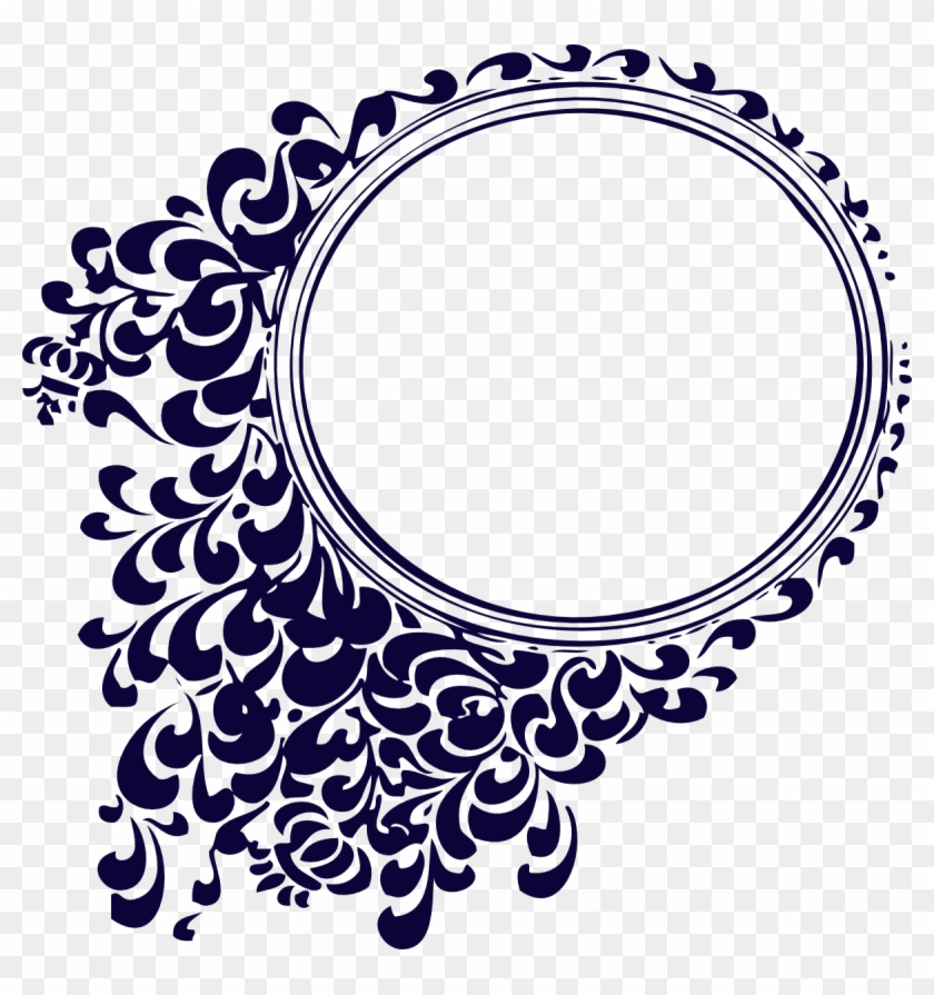 Download Round Decorative Border Vector - Wedding Vector Design Png ...