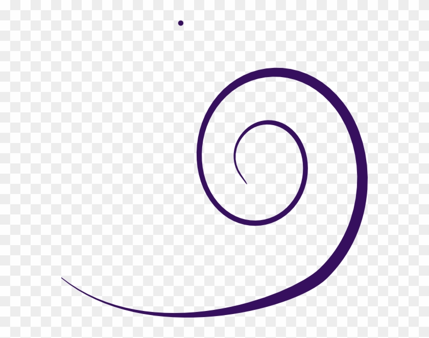 Clipart Dazzling Design Swirl Clipart Plain Purple - Clip Art Curl #154385