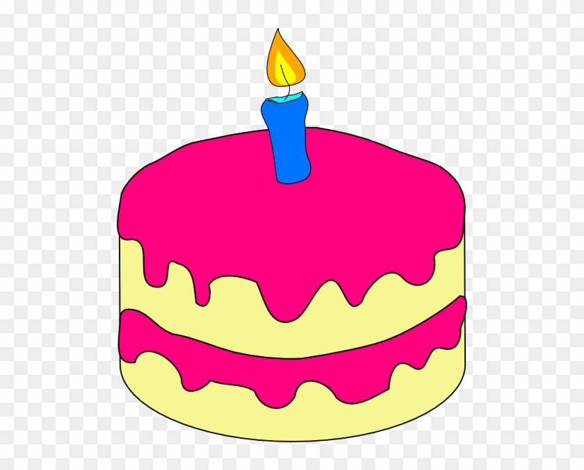 Birthday Cake Svg Clip Arts 504 X 597 Px - Clip Art Of Birthdaycake #154417