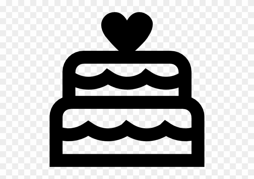 Wedding And Event Floral And Décor Services - Black And White Cake Symbol #154525