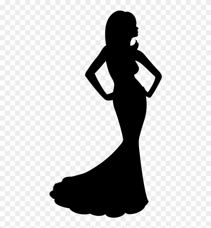 Home Beauty Pageant Silhouette Png Free Transparent Png Clipart | The ...