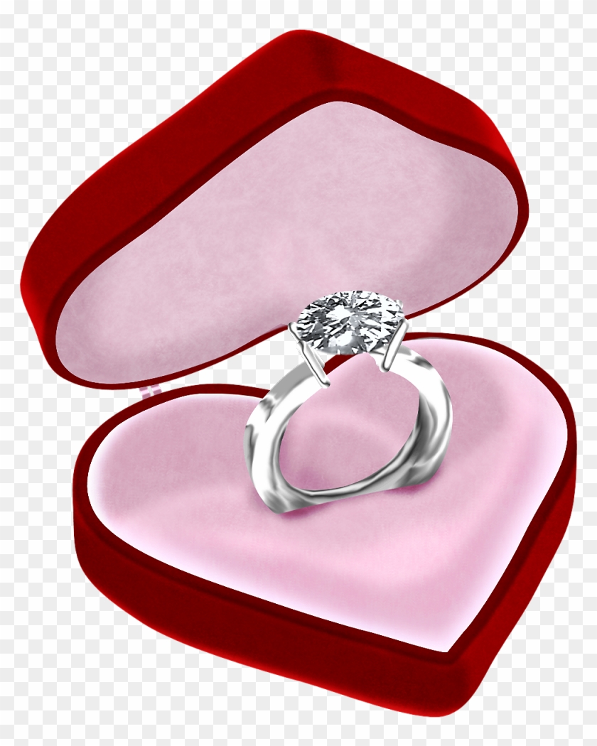 Afbeeldingsresultaat Voor Cliparts Jewelry - Diamond Ring In Box #154816