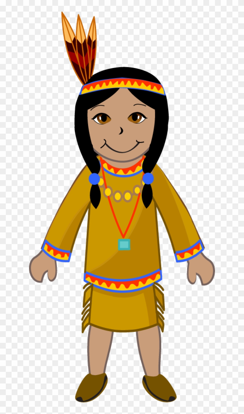 Kids - Indians Clipart #154842