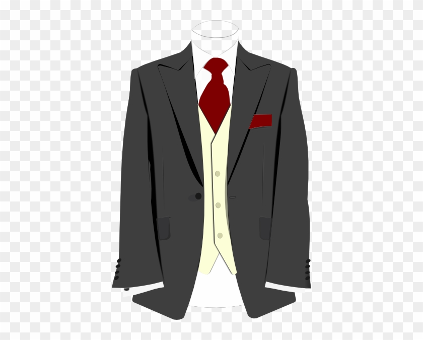 Suit Clipart - Coat And Tie Clip Art #154928