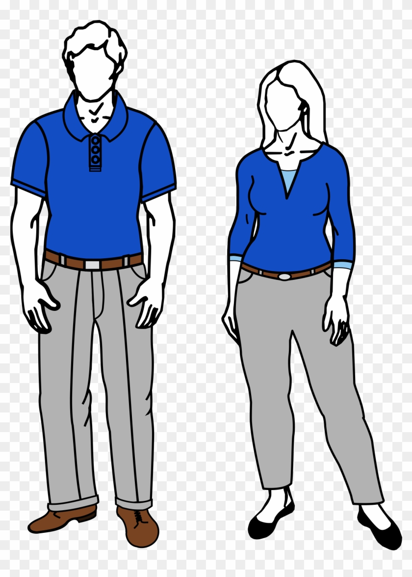Business Casual Dress Code Clipart - Unsuitable Suitable Clothing For An Interview #154931