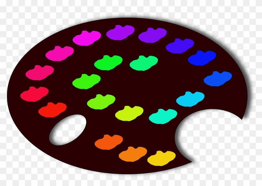 Big Image - Clip Art Paint Palette #154948