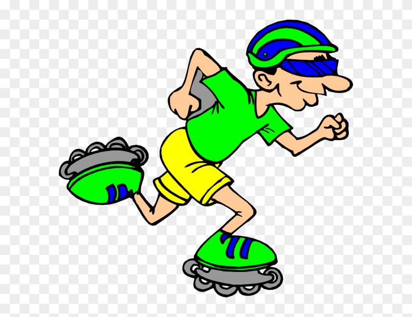 Clipart Of Sport, Roller And Skating - Weltbester Inline Skater #155635