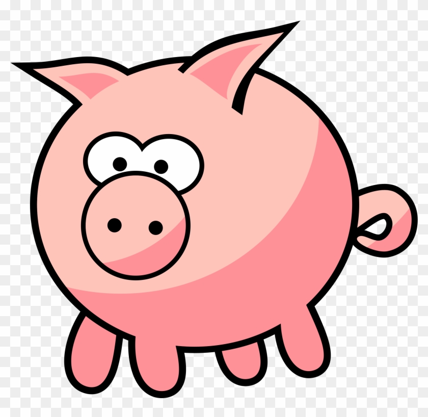 Clipart Of Cartoon Pigs Pig - Animal Clipart #155636