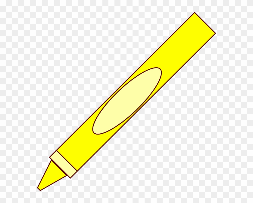 Crayon Clip Art - Yellow Line Icon Png #155644