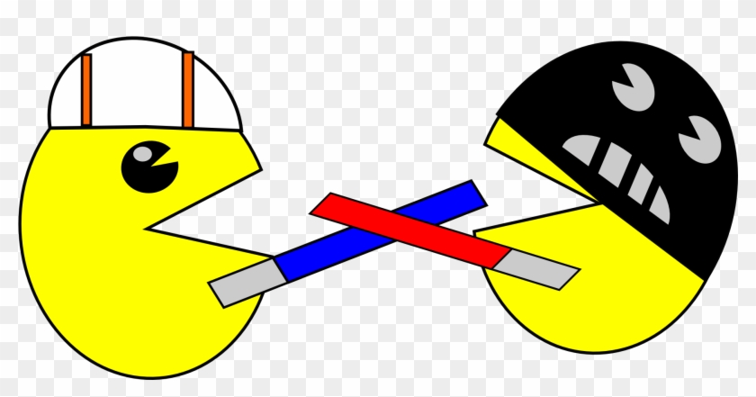 Pac-man Video Game Clip Art - Pac-man Video Game Clip Art #155714
