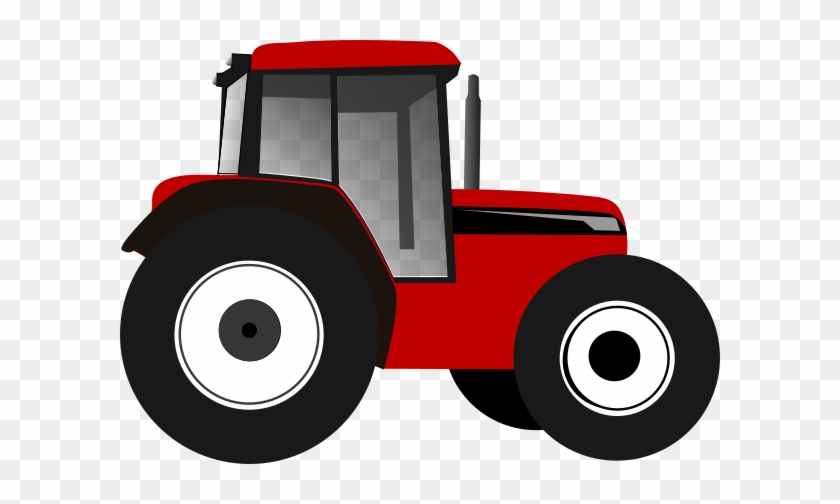 Red Tractor Clip Art At Clker - Tractor Clipart #815566