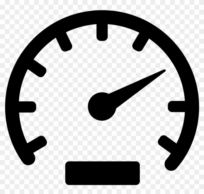 Car Speedometer Odometer Dashboard - Orange Speedometer Icon #815578