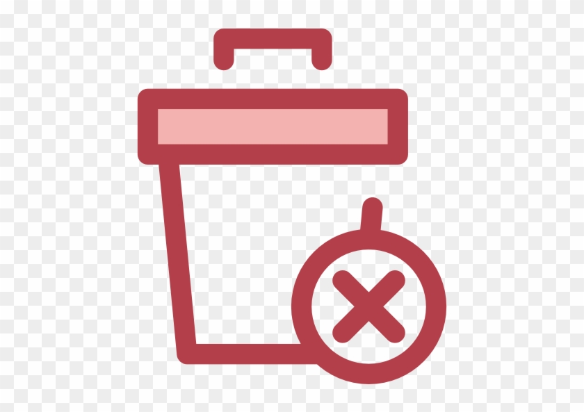 Iconos Gratis De Interfaz - Delete Icon Png Red #815589