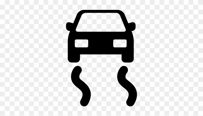 Skidding Car Vector - Car Gate Icon #815647