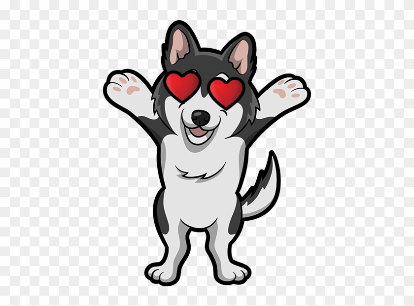 Husky Emoji & Stickers Messages Sticker-11 - Husky Emoji #815691