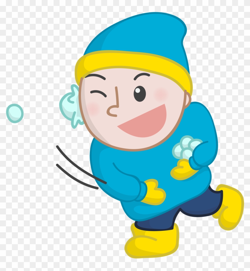 Invierno Clip Art - Snowball Fight #815753